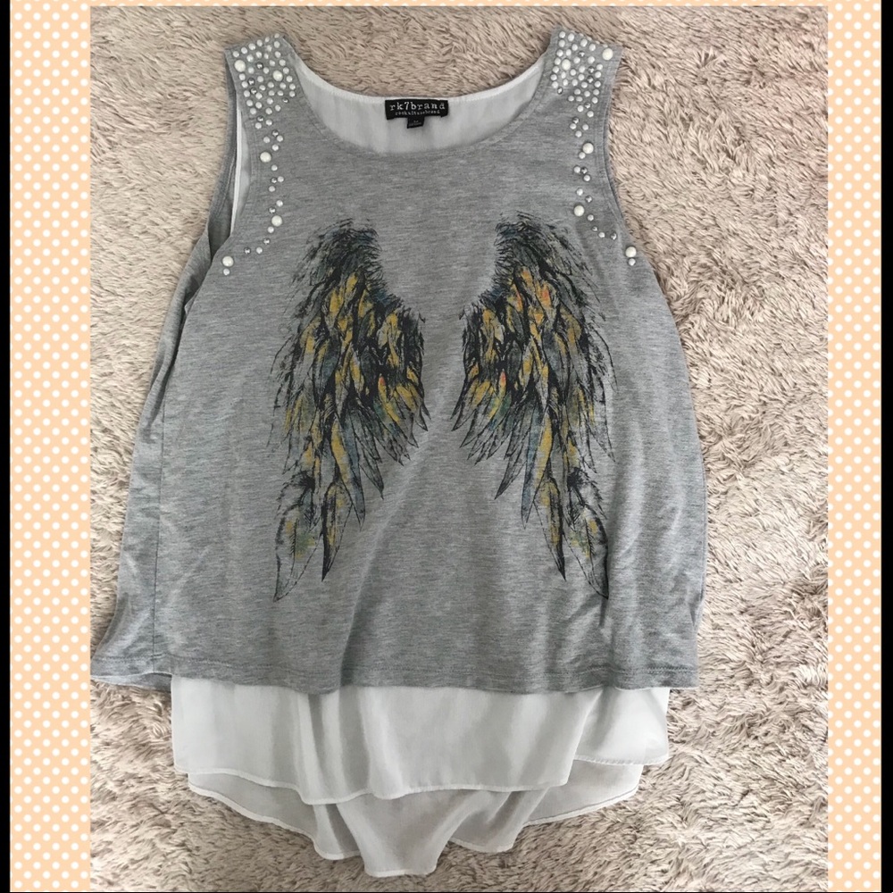 Women’s double layer tank top